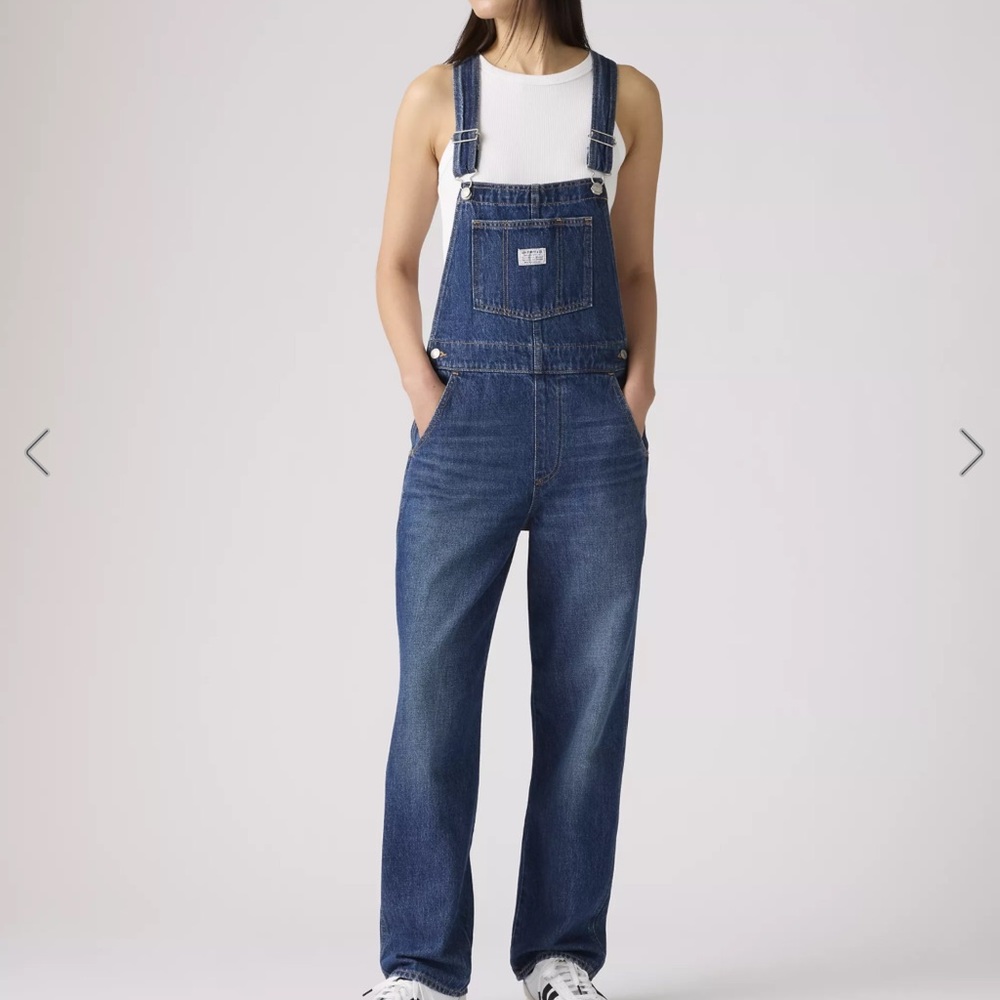 Levi's Blue Denim Bib Overalls
